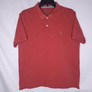Joules Polo Shirt Mens Large Red Woody Classic Fit